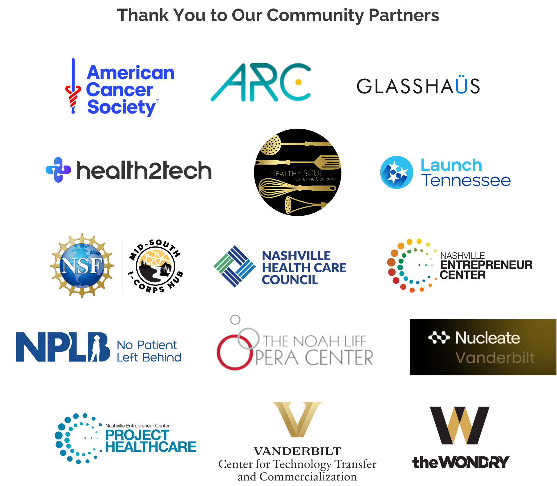 Frontiers 2026 community partners